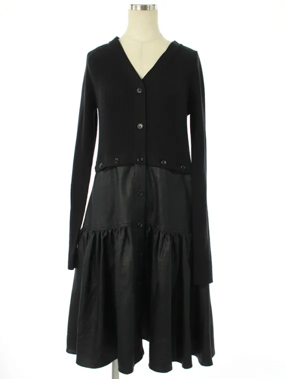 アディアム ワンピース 41602 切替 Convertible Knit Dress 2020年 ブラック買取参考価格 | 兵庫県宝塚市