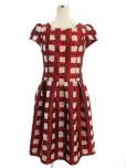 エムズグレイシーワンピース Check Jacquard Dress 811525 2018年ピンクの参考買取価格