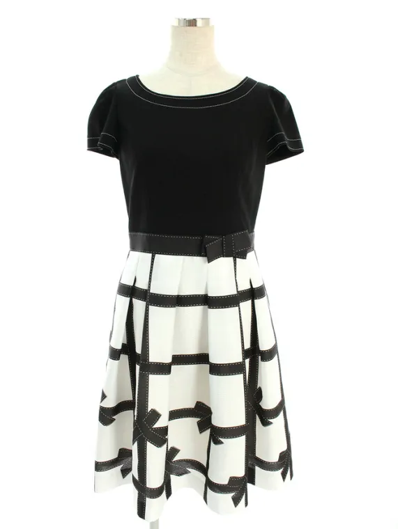 エムズグレイシー ワンピース Ribbon Check Dress 811317 2018年ホワイト買取実績 | 東京都渋谷区