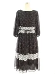 エムズグレイシーワンピース Dot x Lace Dress 811361 2018年ホワイトの参考買取価格