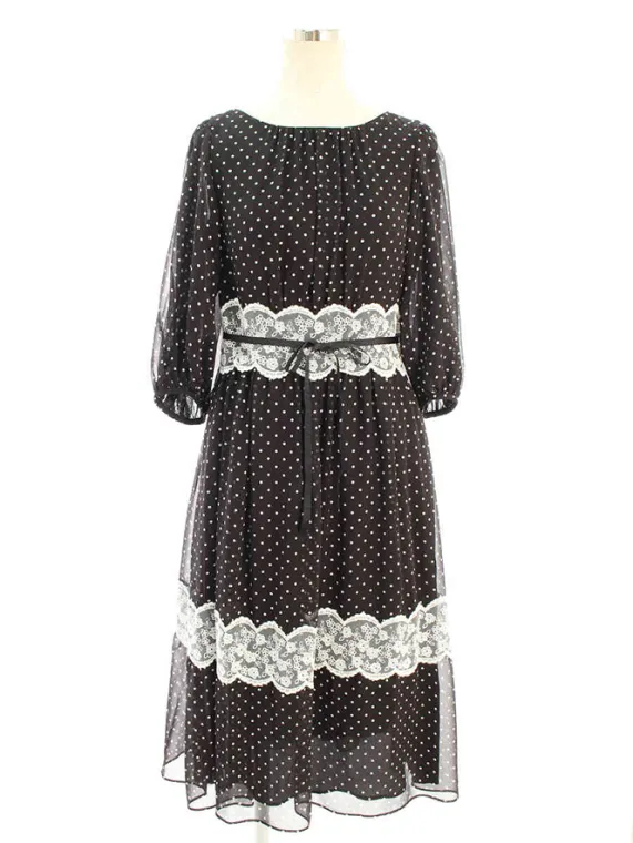 エムズグレイシー ワンピース Dot x Lace Dress 811361 2018年ホワイト買取参考価格 | 東京都渋谷区