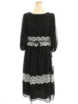 エムズグレイシーワンピース Dot x Lace Dress 811361 2018年ホワイトの参考買取価格