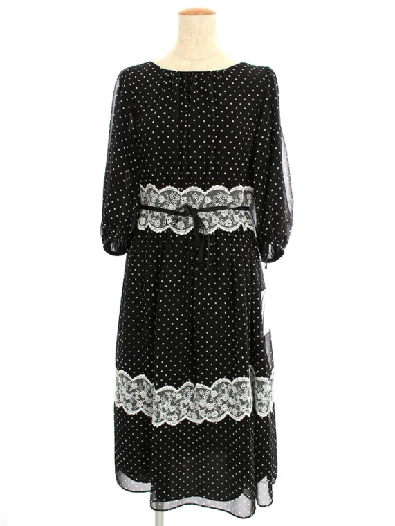 エムズグレイシー ワンピース Dot x Lace Dress 811361 2018年ホワイト買取参考価格 | 新潟県長岡市