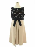 エムズグレイシーワンピース Navy x Beige Dress 911323 2019年BE/NYの参考買取価格