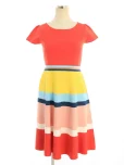 エムズグレイシーワンピース Multicolor Knit Dress 818339 2018年マルチカラーの参考買取価格