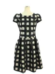 エムズグレイシーワンピース Check Jacquard Dress 811525 2018年ホワイトの参考買取価格