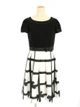 エムズグレイシーワンピース Ribbon Check Dress 811317 2018年ホワイトの参考買取価格
