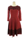 エムズグレイシーワンピース Burgundy Knit Dress 818518 2018年ブラックの参考買取価格