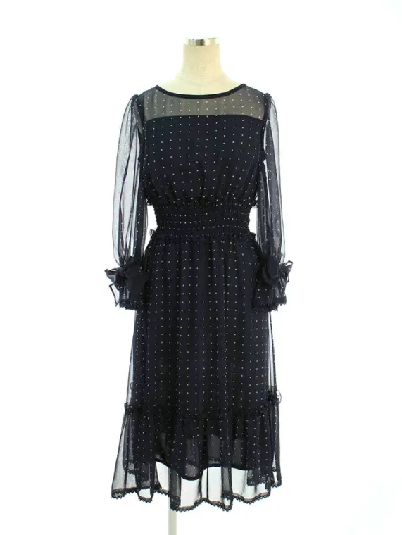 エムズグレイシー ワンピース Star Motif Ciffon Dress 911343 2019年NY/BK買取参考価格 | 名古屋市北区