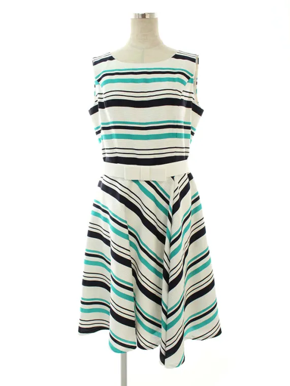 エムズグレイシー ワンピース Green x Black Stripes Dress 911336 2019年RD/GN買取参考価格 | 大分県大分市