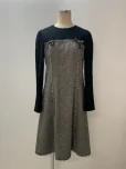 エムズグレイシーワンピース 2010年 ツイード 切替 リボン 021722 グレーの参考買取価格