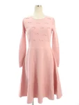 エムズグレイシーワンピース Ribbon Knit One-piece 818570 2018年ピンクの参考買取価格