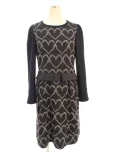 エムズグレイシーワンピース Heart Motif One-piece 811554 2018年ブラックの参考買取価格