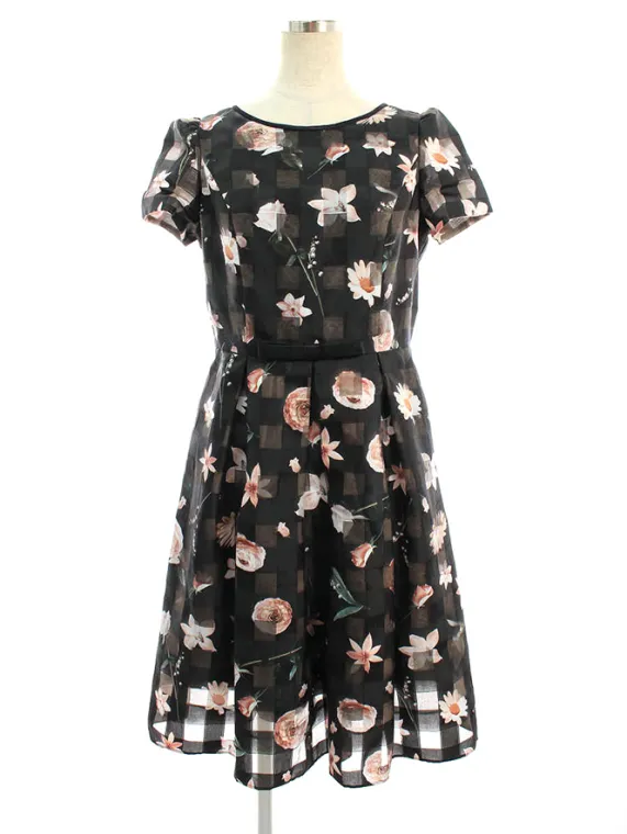 エムズグレイシー ワンピース Organdy Flower Dress 911111 2019年ブラック買取参考価格 | 大阪市鶴見区