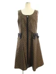 エムズグレイシーワンピース Monogram Jumper Skirt 811505 2018年ブラウンの参考買取価格