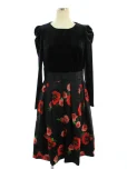 エムズグレイシーワンピース Dramatic Flower Dress 811557 2018年 レッド/グリーンの参考買取価格