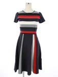 エムズグレイシーワンピース Tricolor Knit One-piece 918306 2019年マルチカラーの参考買取価格