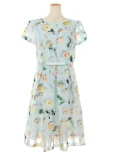 エムズグレイシーワンピース Organdy Flower Dress 911111 2019年イエローの参考買取価格