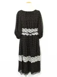 エムズグレイシーワンピース Dot x Lace Dress 811361 2018年ブラックの参考買取価格