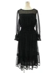 エムズグレイシーワンピース Star Motif Ciffon Dress 911343 2019年NY/BKの参考買取価格