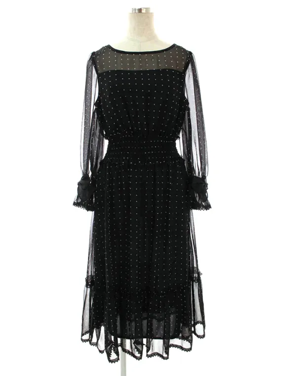 エムズグレイシー ワンピース Star Motif Ciffon Dress 911343 2019年NY/BK買取参考価格 | 浜松市中央区