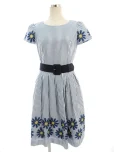 エムズグレイシーワンピース Margaret Motif Dress 811339 2018年ネイビーの参考買取価格