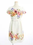 エムズグレイシーワンピース Elegant Flower One-piece 911313 2019年ホワイトの参考買取価格