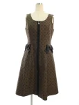 エムズグレイシーワンピース Monogram Jumper Skirt 811505 2018年ブラウンの参考買取価格