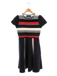 エムズグレイシーワンピース Tricolor Knit One-piece 918306 2019年ホワイト レッドの参考買取価格