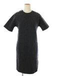 エルメスワンピース 21AW Short sleeves dress ウール 肩 スナップボタン グレー/ブラックの参考買取価格