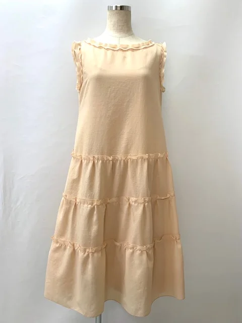 デイジーリンforフォクシー ワンピース 2020年 06208 Dress さらさら Millefeuille 2in1 ベージュ買取参考価格 | 神奈川県藤沢市