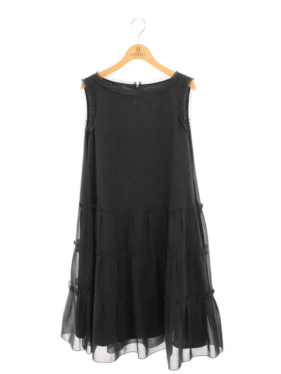 デイジーリンforフォクシー ワンピース 06061 Dress Millefeuille 2018年 グレー買取参考価格 | 愛媛県松山市