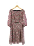 トッカワンピース LIBERTY フラワーモチーフ フロントデザインボタン 2019年 ピンク系の参考買取価格