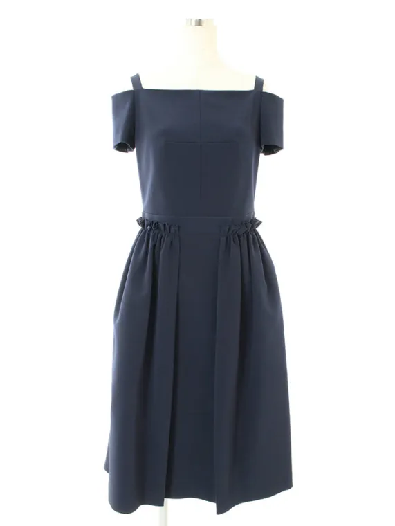 フォクシーニューヨーク ワンピース Dress 37324 2017年 ネイビー買取実績 | 大阪市北区