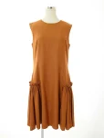 フォクシーニューヨークワンピース Stretch Linen Dress 36618 2017年 ブラウンの参考買取価格
