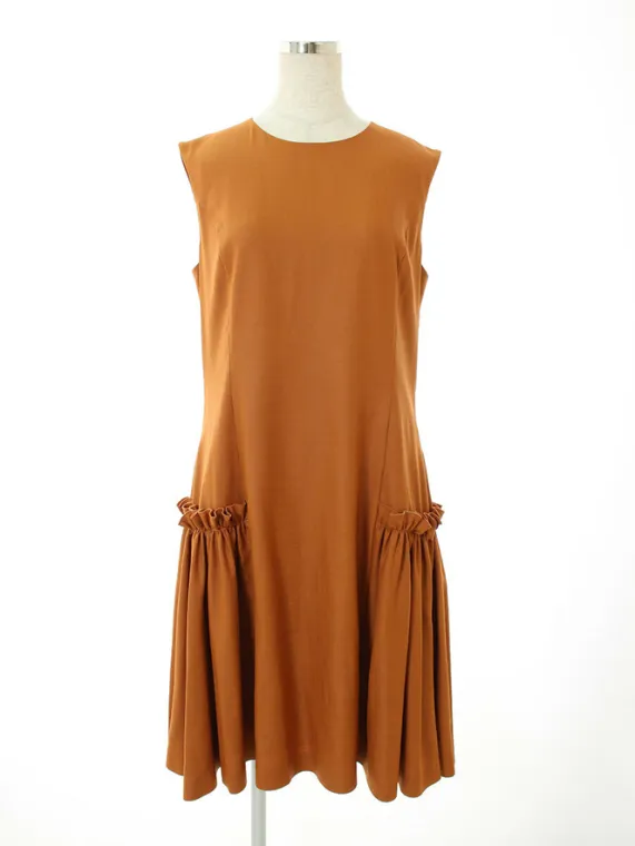 フォクシーニューヨーク ワンピース Stretch Linen Dress 36618 2017年 ブラウン買取参考価格 | 香川県高松市