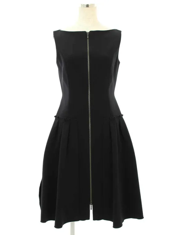 フォクシーニューヨーク ワンピース 39354 Dress フロントジップ 2019年 ブラック買取実績 | 東京都新宿区