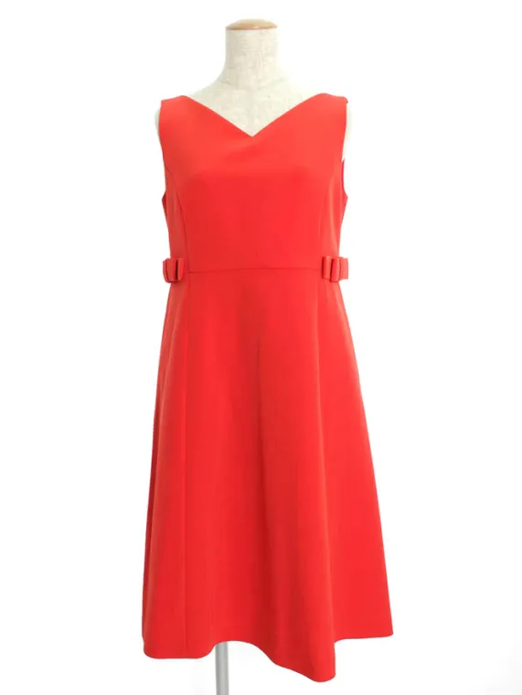 フォクシーニューヨーク ワンピース RIBBON DRESS 36493 2017年 レッド買取参考価格 | 岡山県