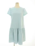 フォクシーニューヨークワンピース Dress 36465 2017年 ブルーの参考買取価格