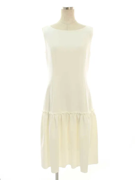 フォクシーニューヨーク ワンピース 38985 Tuck＆Gather Dress 2018年 ホワイト買取実績 | 東京都新宿区