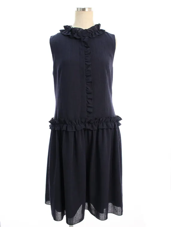 フォクシーニューヨーク ワンピース 06226 Dress Frill Lady 2020年 ネイビー買取参考価格 | 札幌市中央区
