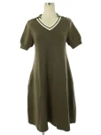 フォクシーニューヨークワンピース 40724 Tennis Sweater Dress 2019年 カーキの参考買取価格