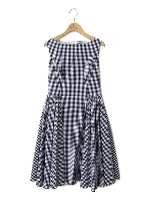 フォクシーニューヨーク ワンピース Dress ギンガムチェック 40087 2019年 ネイビー買取参考価格 | 長崎県佐世保市