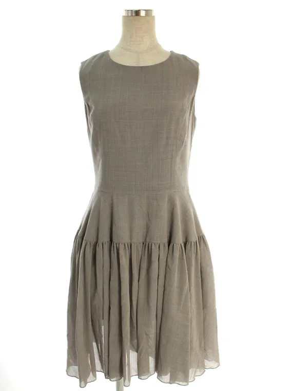 フォクシーニューヨーク ワンピース 38782 GATHER FLARE DRESS 2018年 リッチグレー買取実績 | 東京都大田区