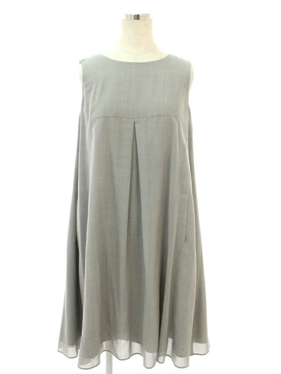 フォクシーニューヨーク ワンピース ダブルタックドレス 35609 2016年 ソフィーグレー買取実績 | 大阪市阿倍野区