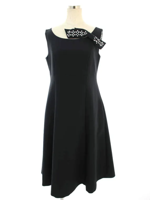フォクシーニューヨーク ワンピース 38670 Dress リボン付き 2018年 ブラック買取参考価格 | 静岡県静岡市