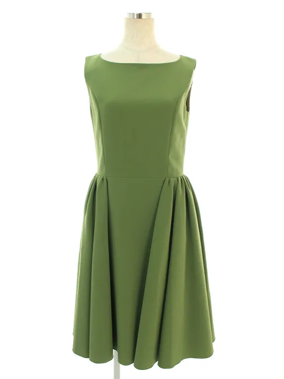 フォクシーニューヨーク ワンピース 38328 Side Gathers Dress 2018年 グリーン買取参考価格 | 福岡市南区