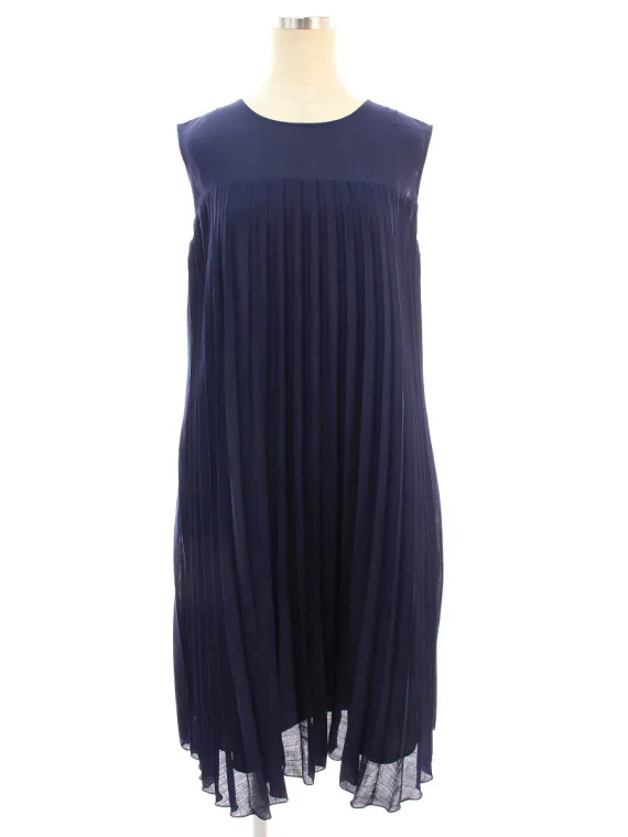 フォクシーニューヨーク ワンピース 40608 Elegant Pleats Dress 2020年 ネイビー買取参考価格 | 大阪市淀川区