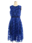 フォクシーニューヨーク collectionワンピース 34362 BURNOUT FLORAL FIT&FLARE 2015年 ブルーの参考買取価格