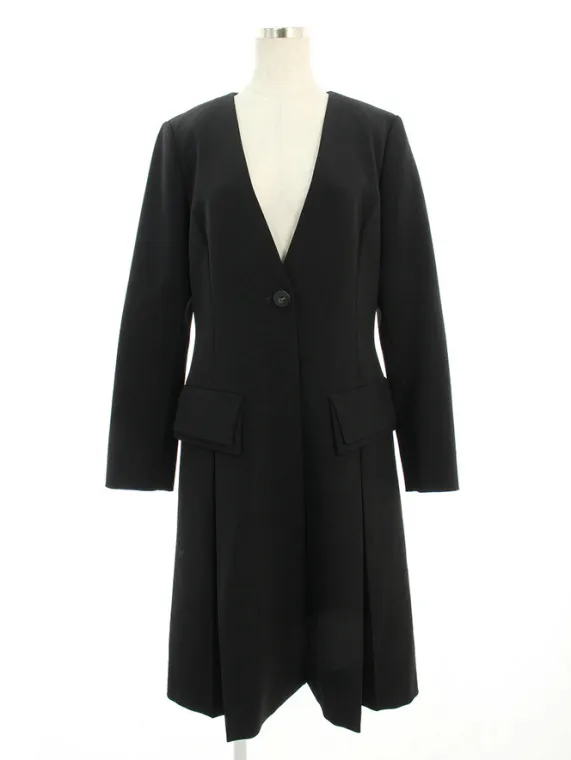 フォクシーニューヨーク collection コート 36077 Front Pleated Fitted Jacket 2018年 ブラック買取参考価格 | 大阪府泉佐野市